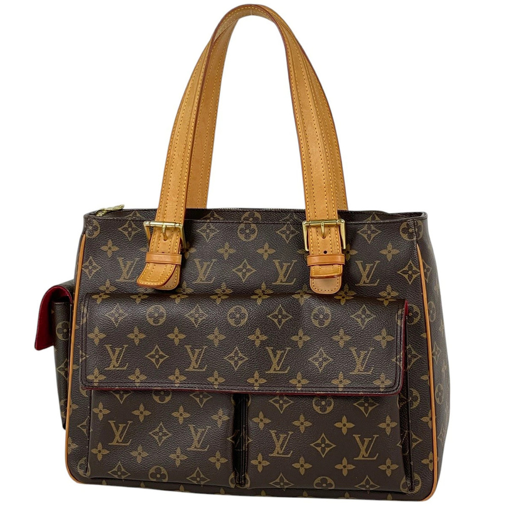 Louis Vuitton Multipli Cite 2way Shoulder Bag Tote Monogram Brown
